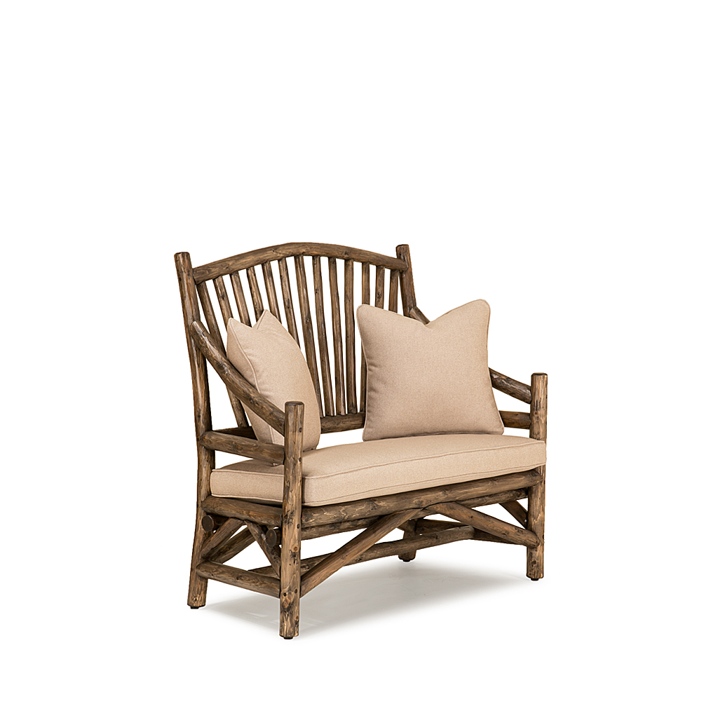 Jen Settee 1150-U Natural finish La Lune Collection rustic furniture