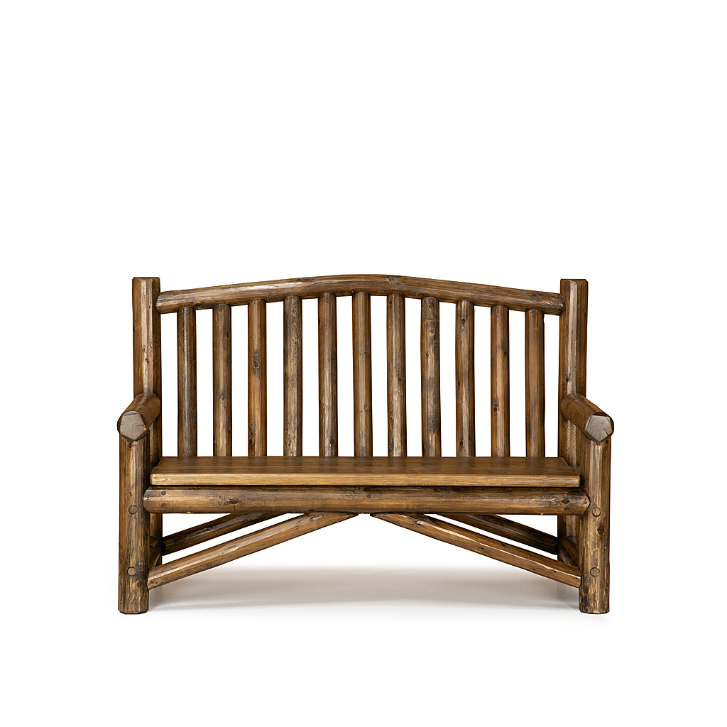 Owen Bench 1506-O Coffee on Cedar finish La Lune Collection rustic furniture