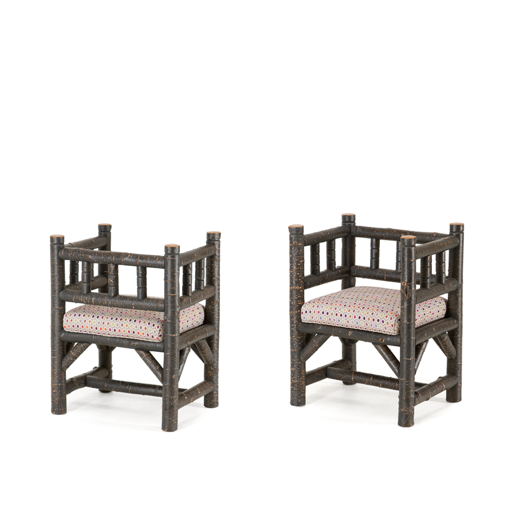 Leah Armchair 1300-I Ebony finish La Lune Collection rustic furniture