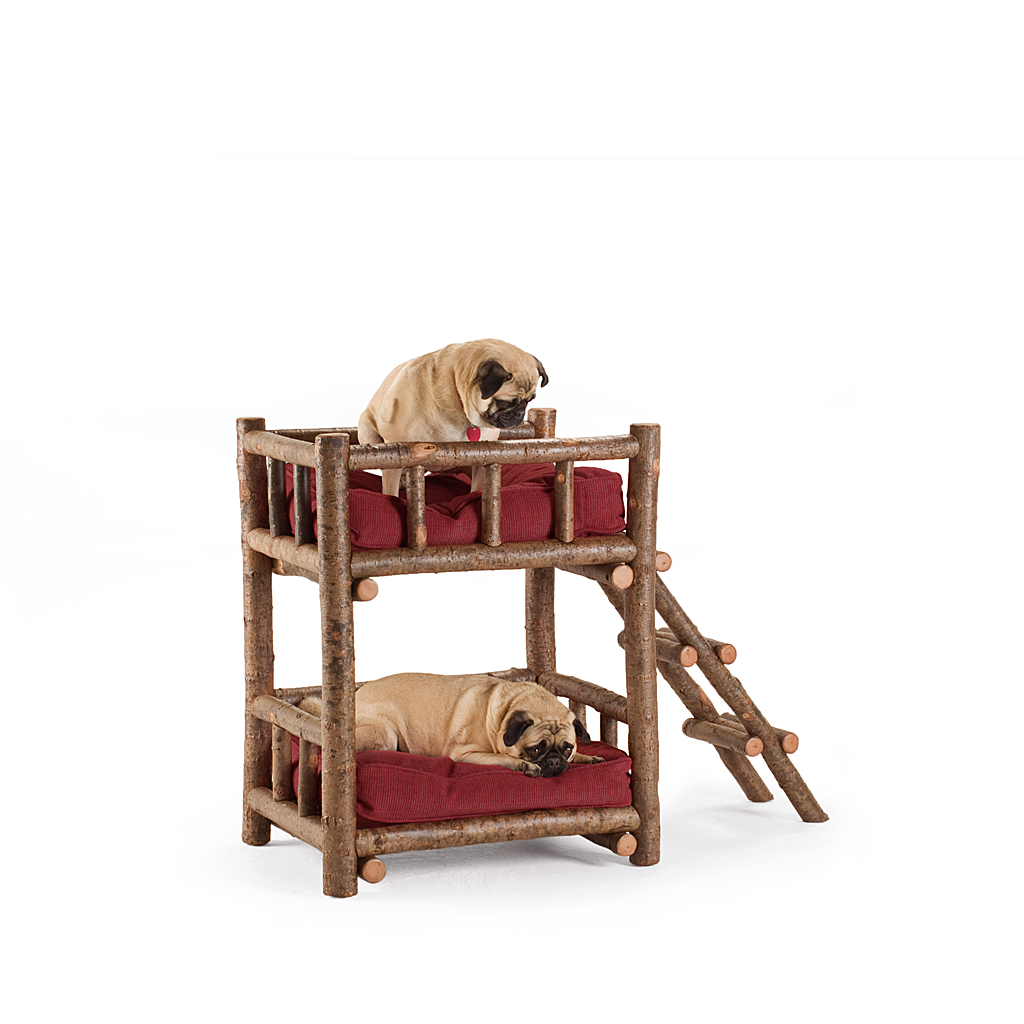 Dog Bunk Bed 5134-I Natural finish La Lune Collection rustic furniture