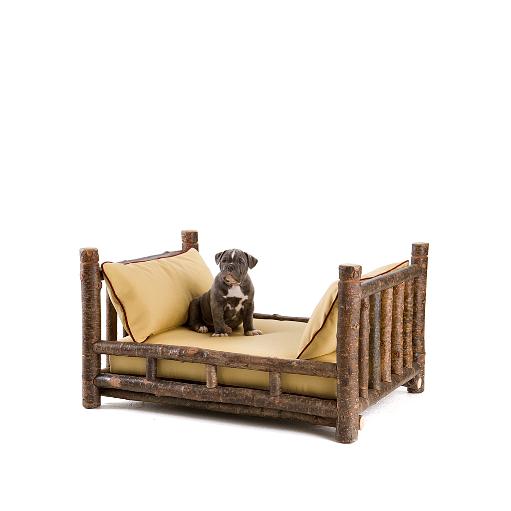 Dog Daybed 5162-I Natural finish La Lune Collection rustic furniture