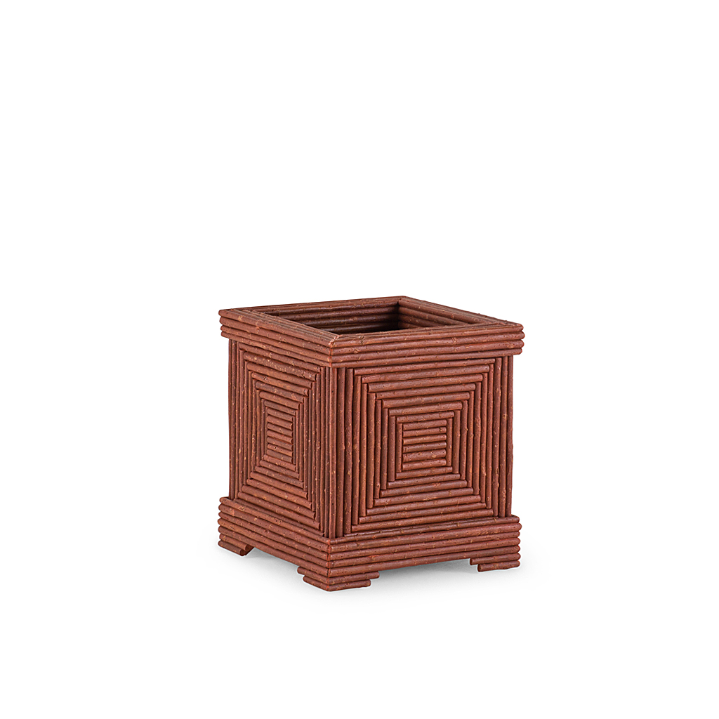 Hava Planter 5062-I Redwood finish La Lune Collection rustic furniture