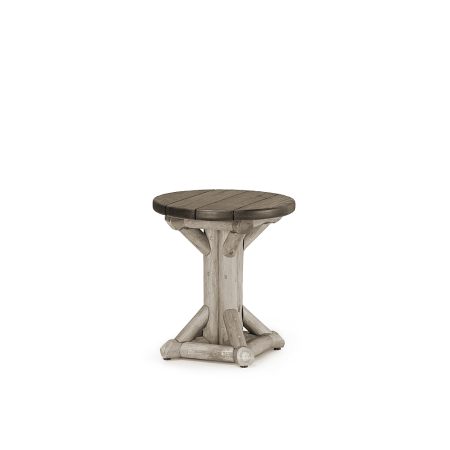 Aston Side Table 3528-O La Lune Collection rustic furniture