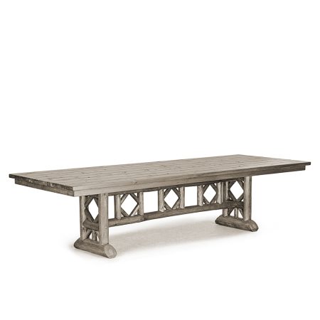 Bella Trestle Dining Table 3123-O La Lune Collection rustic furniture