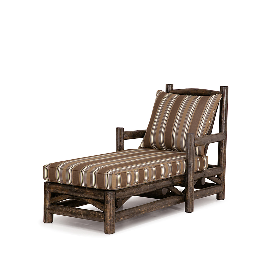 Owen Chaise 1231-O Charcoal on Cedar finish La Lune Collection rustic furniture