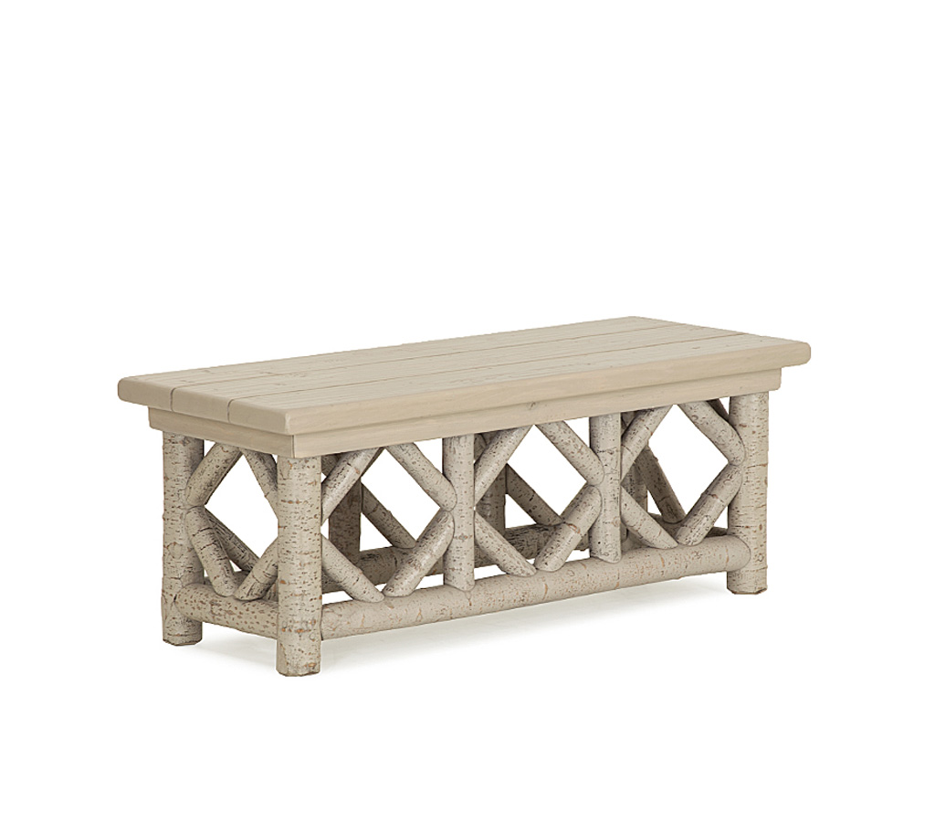 Alira Coffee Table 3230-U Taupe finish with Custom Taupe Cedar Top La Lune Collection rustic furniture