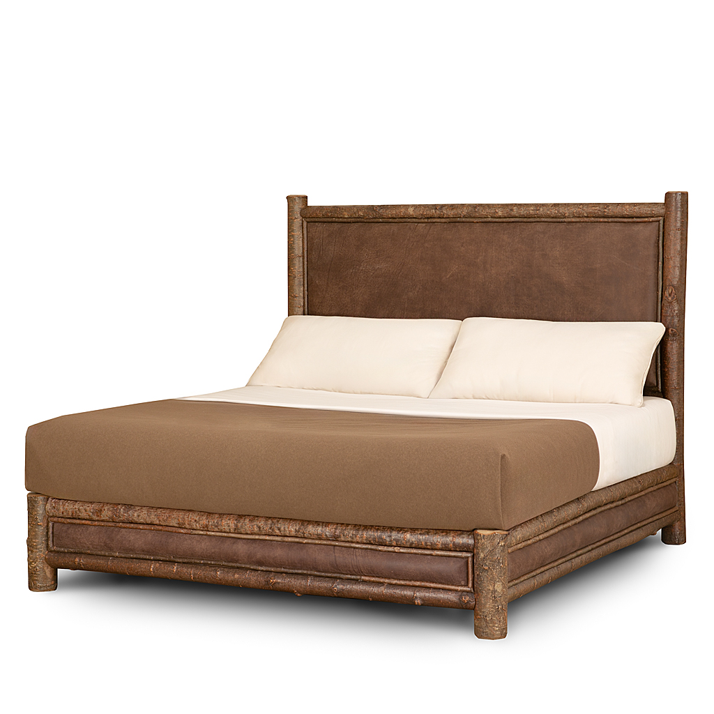 Beau Platform Bed 4100 Natural finish La Lune Collection rustic furniture
