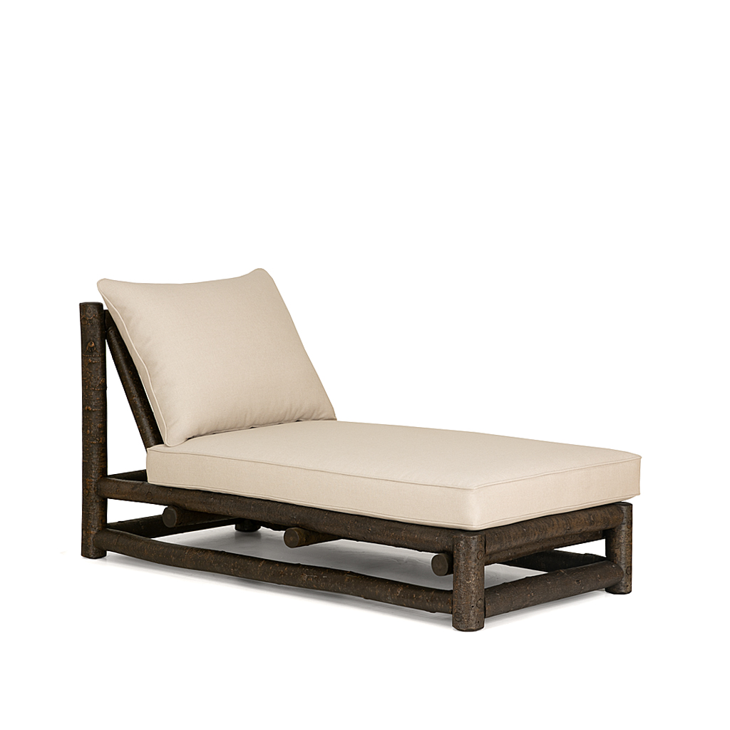 Wyatt Armless Chaise 1256-U Ebony finish La Lune Collection rustic furniture