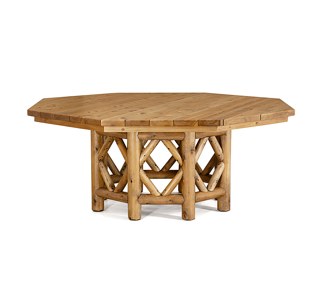 Alira Dining Table 3116-O Honey on Cedar finish La Lune Collection rustic furniture