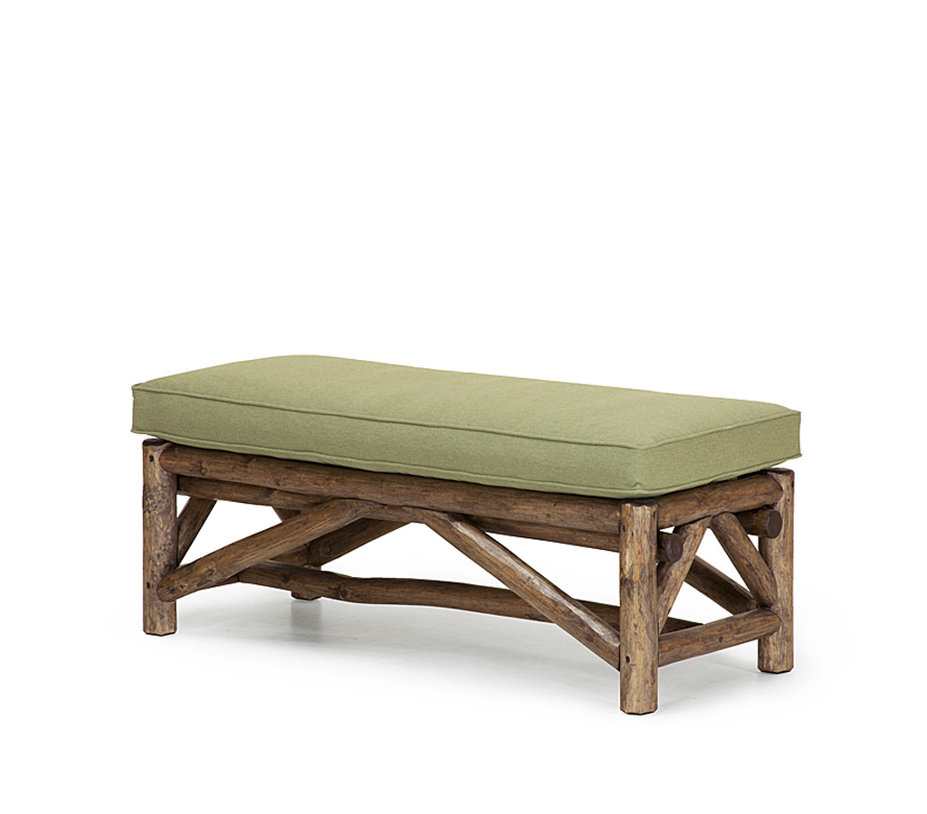 Amos Bench 1113-U Kahlua finish La Lune Collection rustic furniture