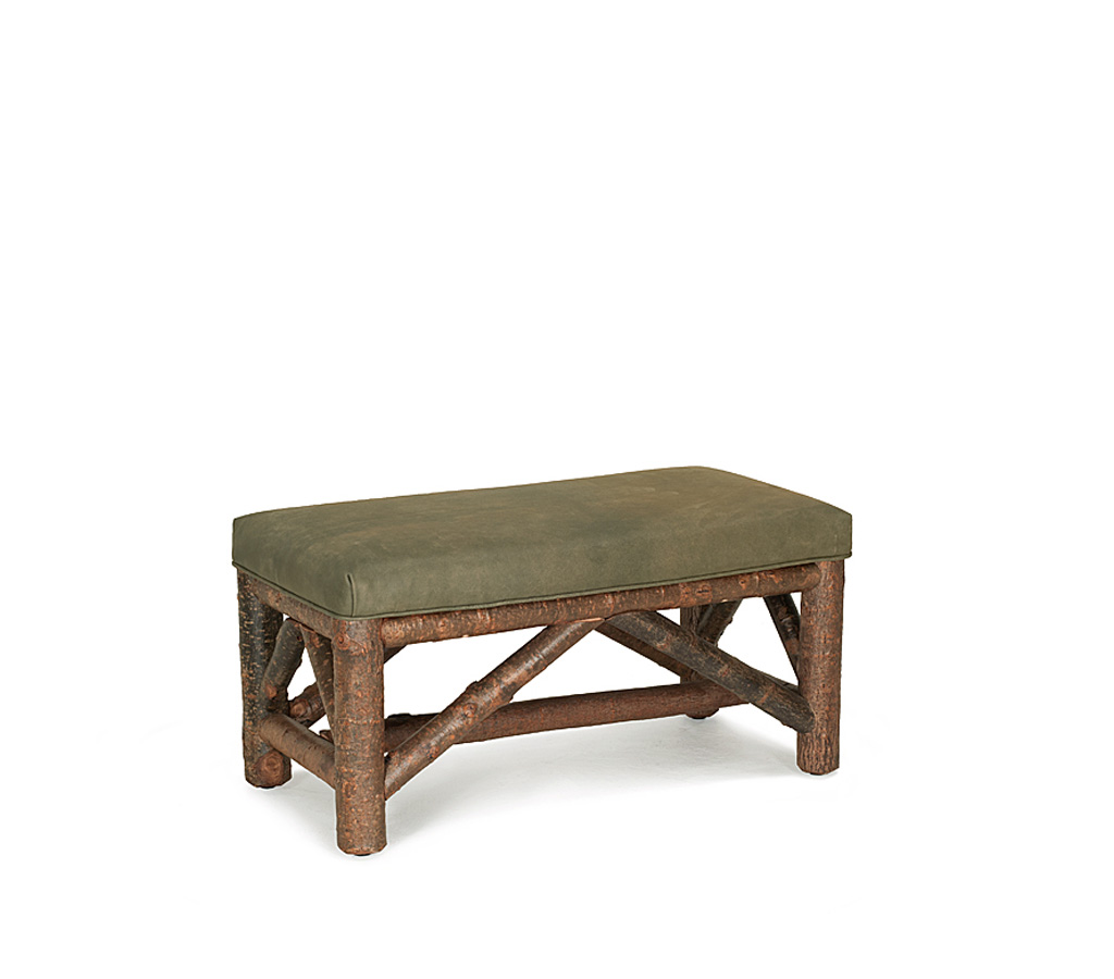 Amos Bench 1512-I Natural finish La Lune Collection rustic furniture