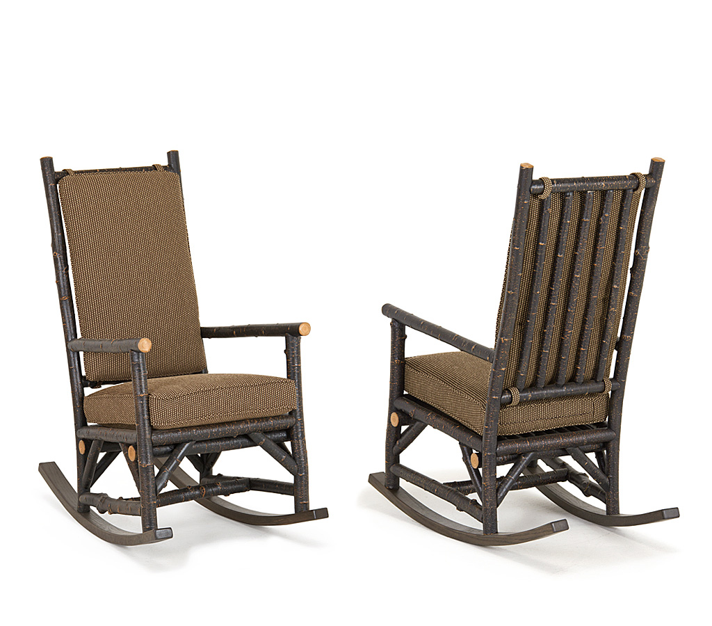 Aria Rocking Chair 1189-U Ebony finish La Lune Collection rustic furniture