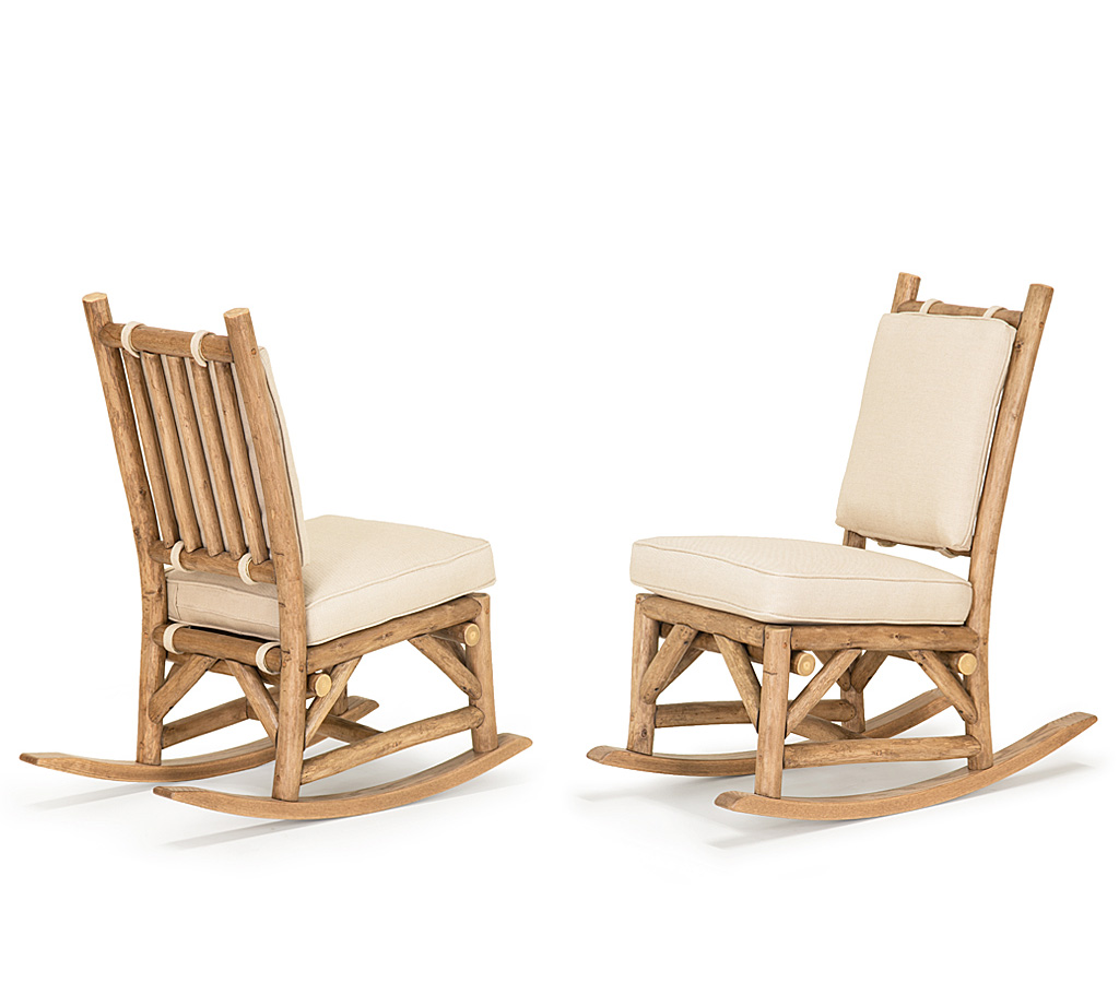 Aria Rocking Chair 1197-U Pecan finish La Lune Collection rustic furniture