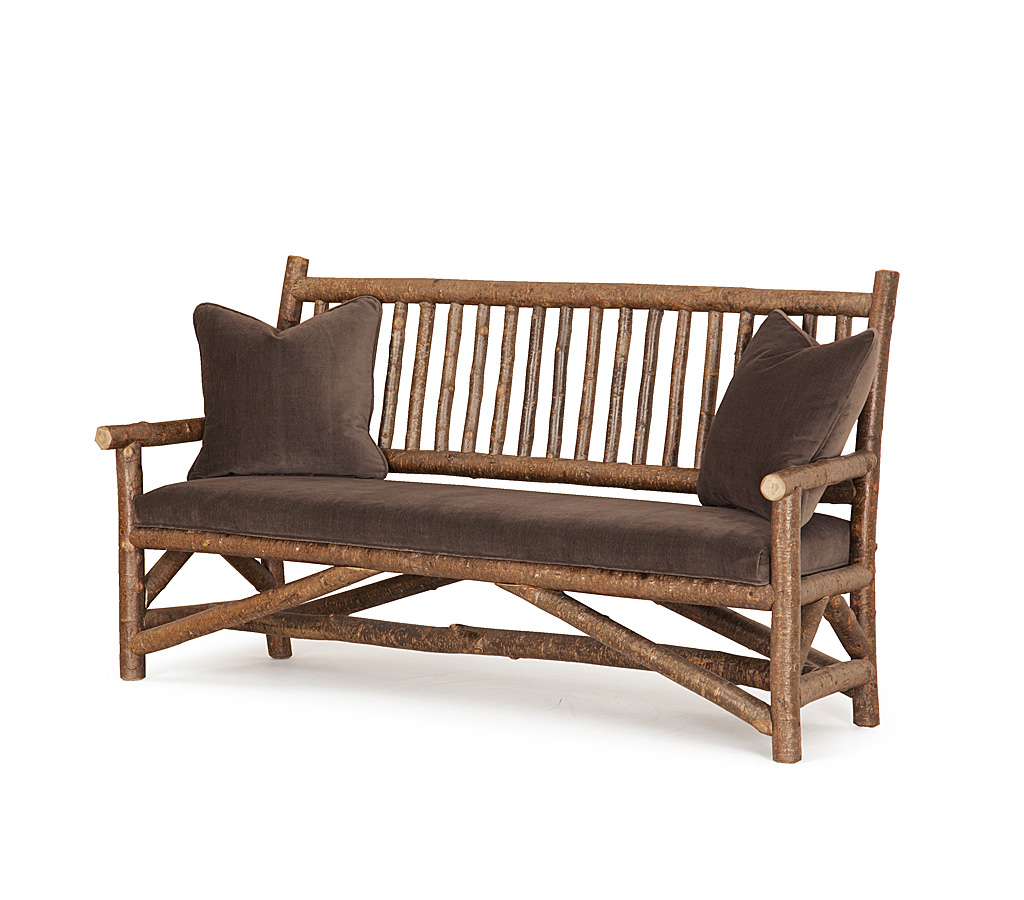 Aria Settee 1203-I Natural finish La Lune Collection rustic furniture