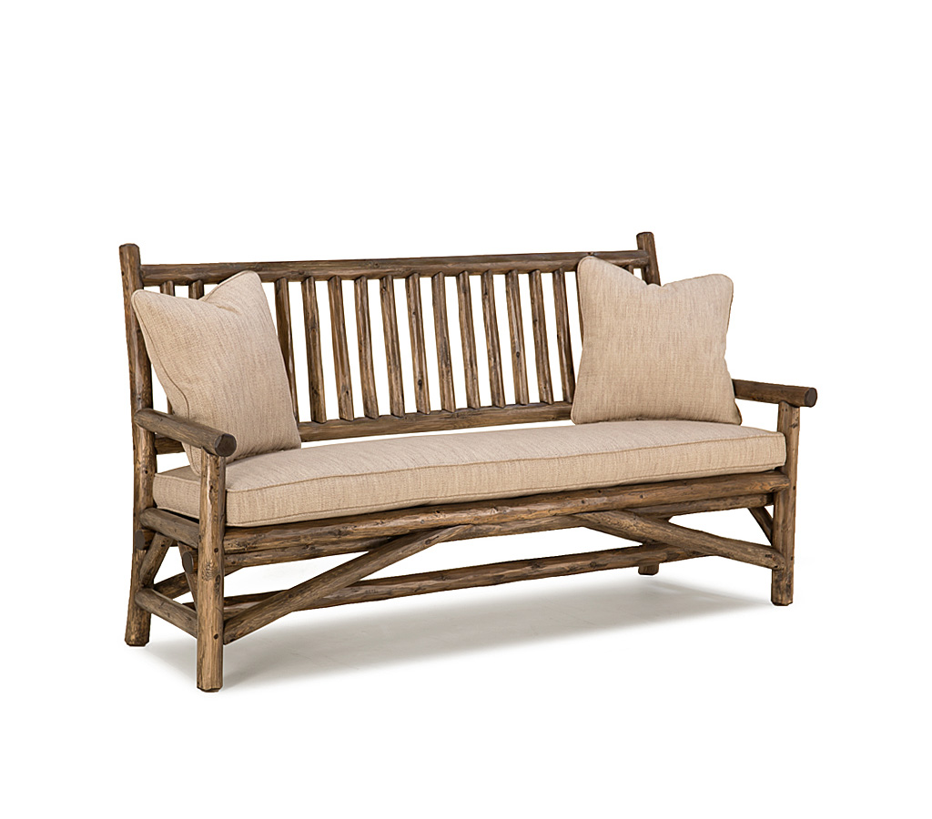 Aria Settee 1203-U Kahlua finish La Lune Collection rustic furniture