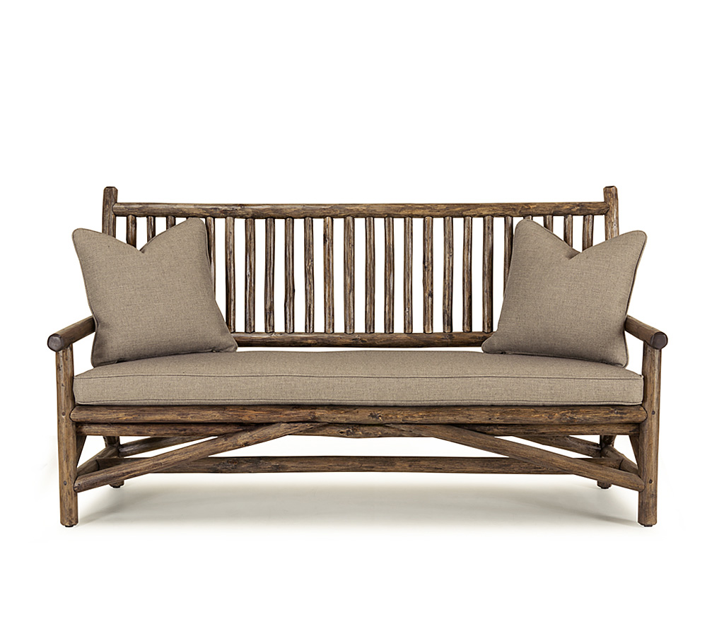 Aria Settee 1203-U Kahlua finish La Lune Collection rustic furniture