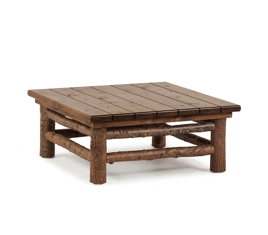 Becca Coffee Table 3246-U Natural finish with Medium Cedar Top La Lune Collection rustic furniture