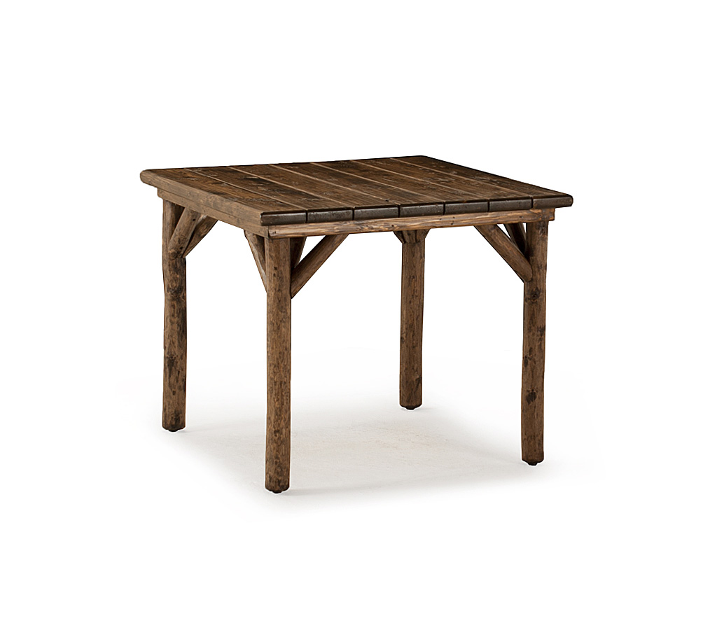 Braden Dining Table 3029-U Kahlua finish with Custom Kahlua Cedar Top La Lune Collection rustic furniture