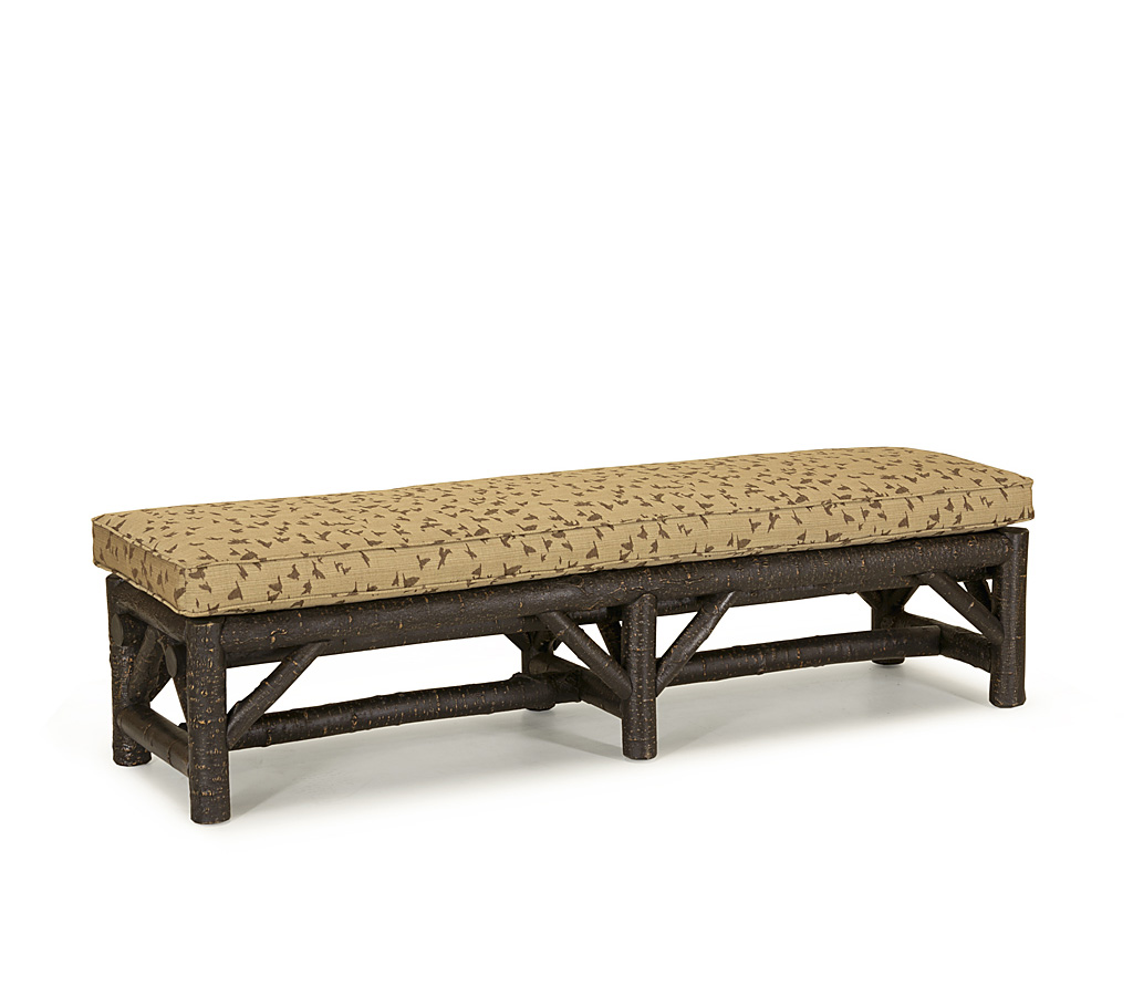 Cooper Bench 1532-U Ebony finish La Lune Collection rustic furniture