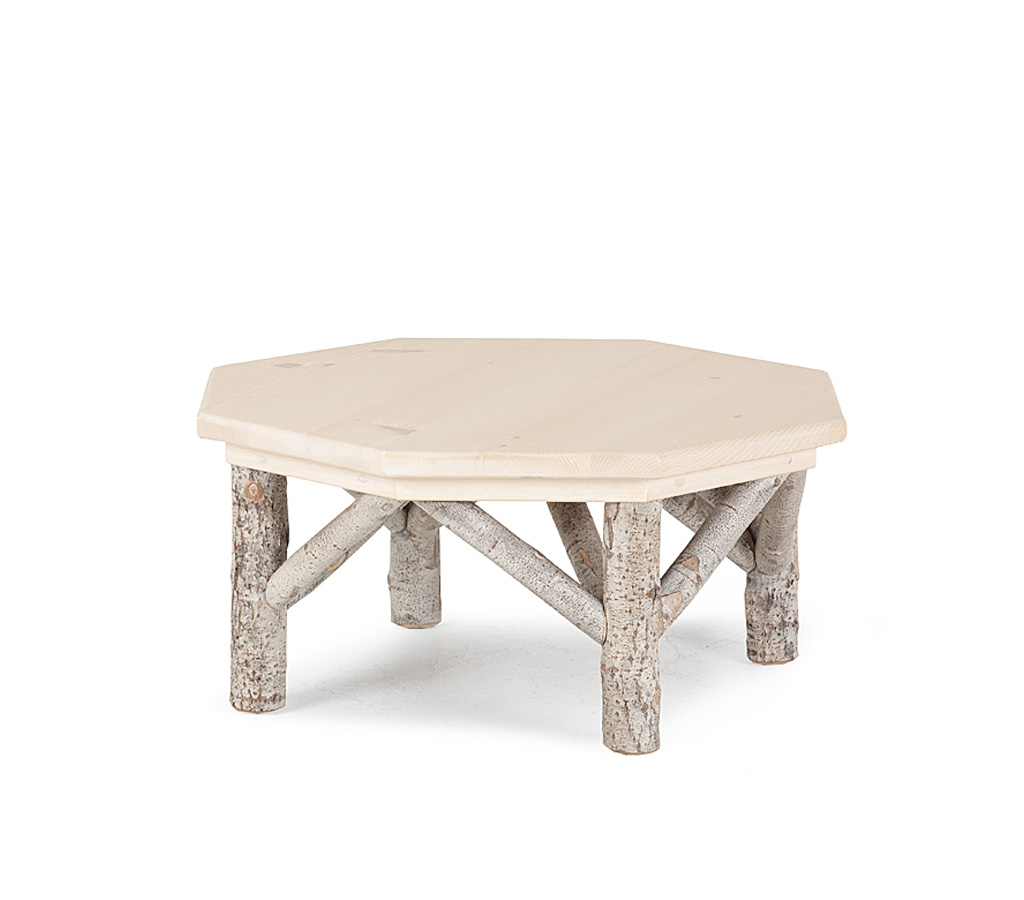 Elliot Coffee Table 3256-I Whitewash finish with Custom Whitewash Pine Top La Lune Collection rustic furniture