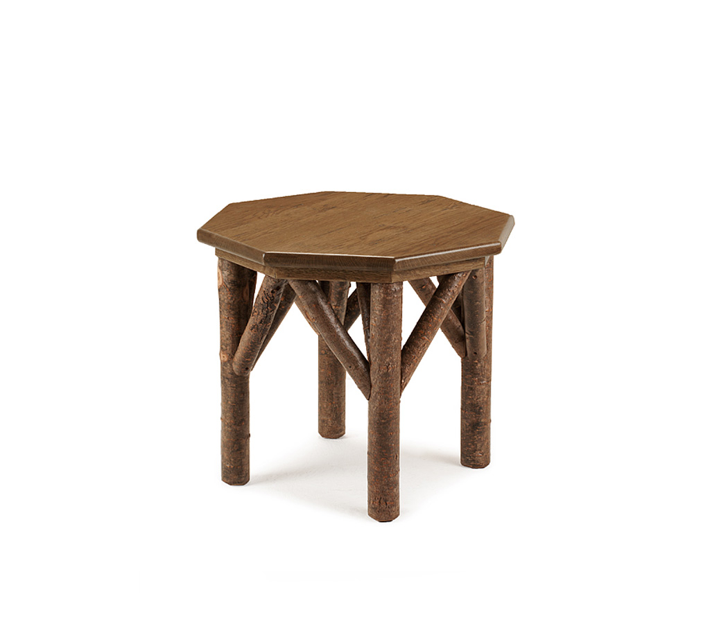 Elliot Side Table 3276-U Natural finish with Custom Top La Lune Collection rustic furniture