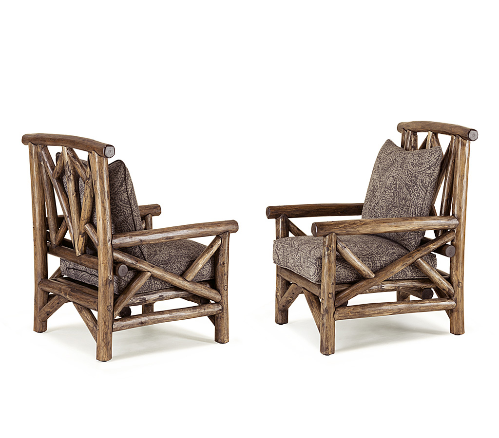 Evan Club Chair 1242-U Kahlua finish La Lune Collection rustic furniture