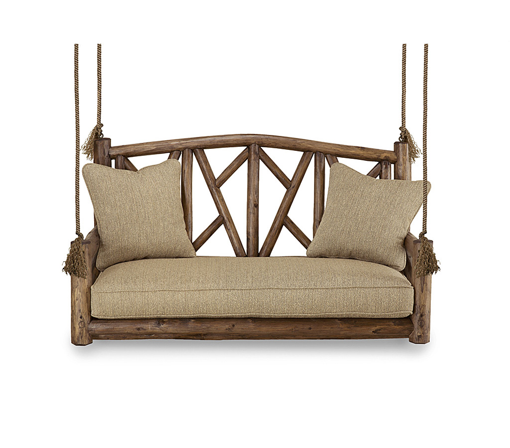 Evan Porch Swing 1556-I Kahlua finish La Lune Collection rustic furniture