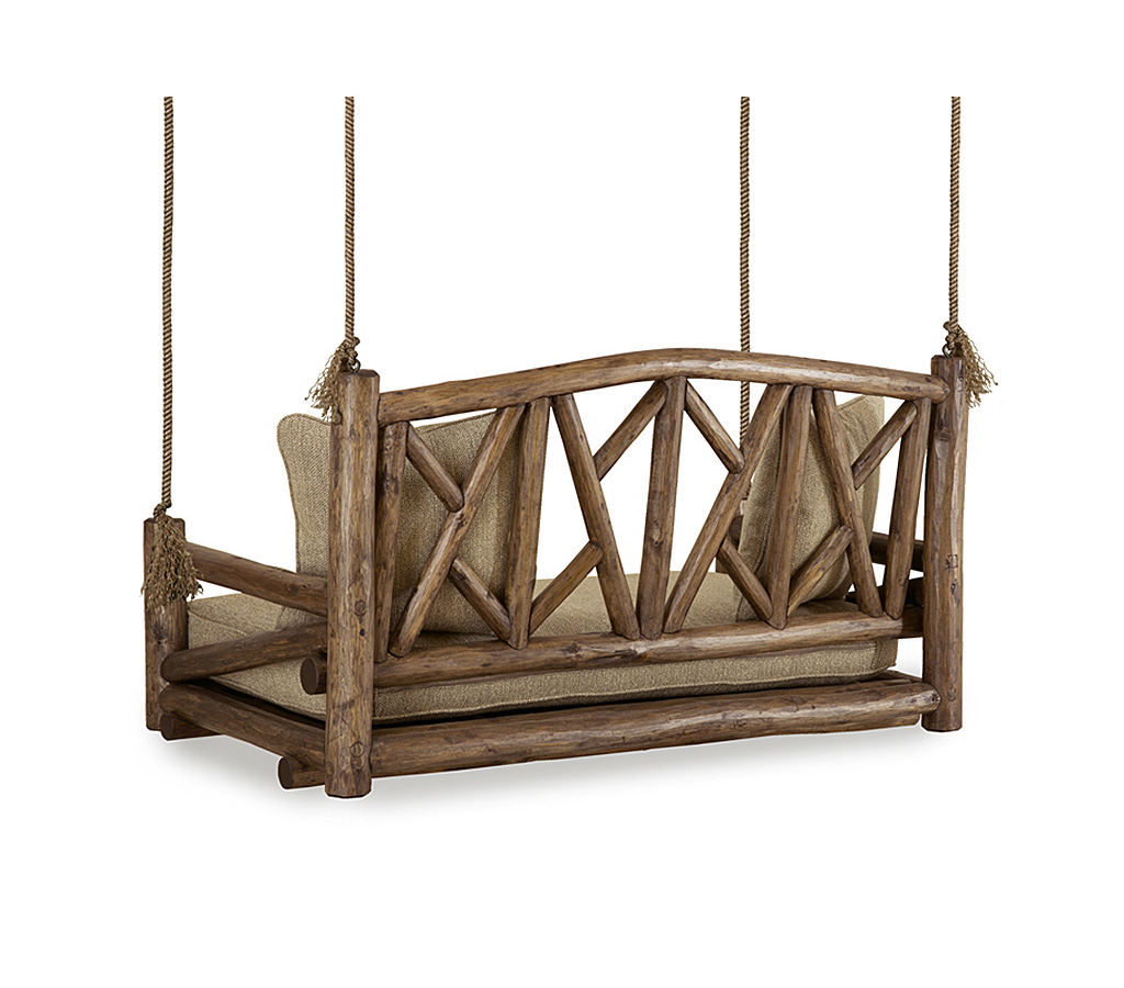 Evan Porch Swing 1556-I Kahlua finish La Lune Collection rustic furniture