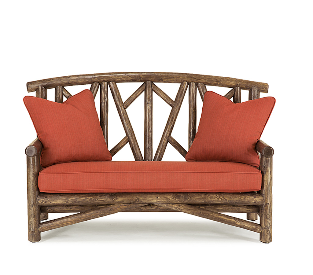 Evan Settee 1238-U Kahlua finish La Lune Collection rustic furniture