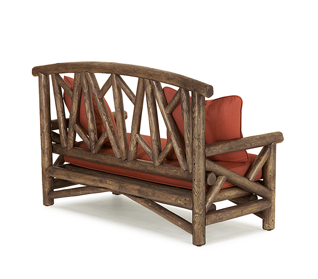 Evan Settee 1238-U Kahlua finish La Lune Collection rustic furniture