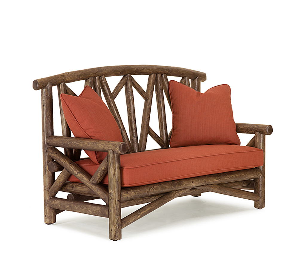 Evan Settee 1238-U Kahlua finish La Lune Collection rustic furniture