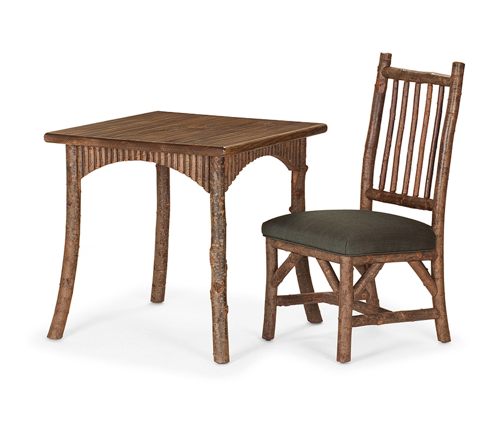 Greta Dining Table 3183-I, Aria Side Chair 1204-I Natural finish La Lune Collection rustic furniture