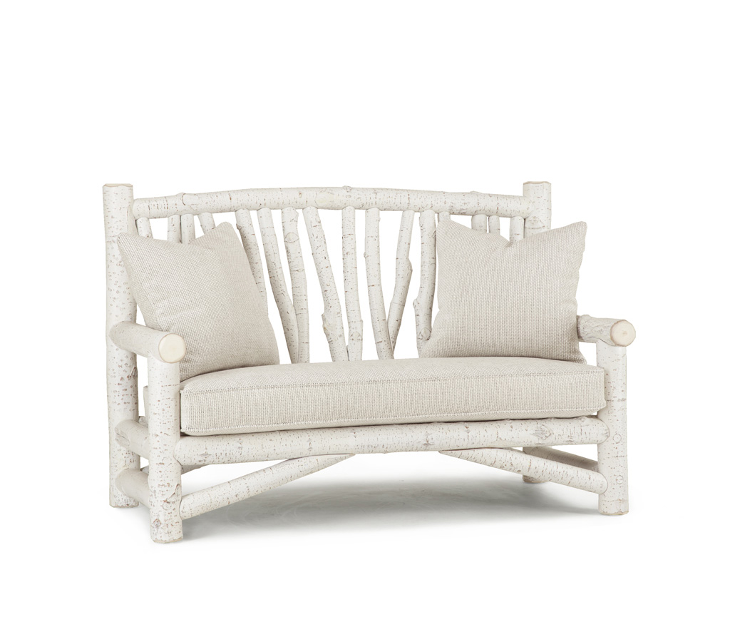 Ilana Bench 1538-I Antique White finish La Lune Collection rustic furniture