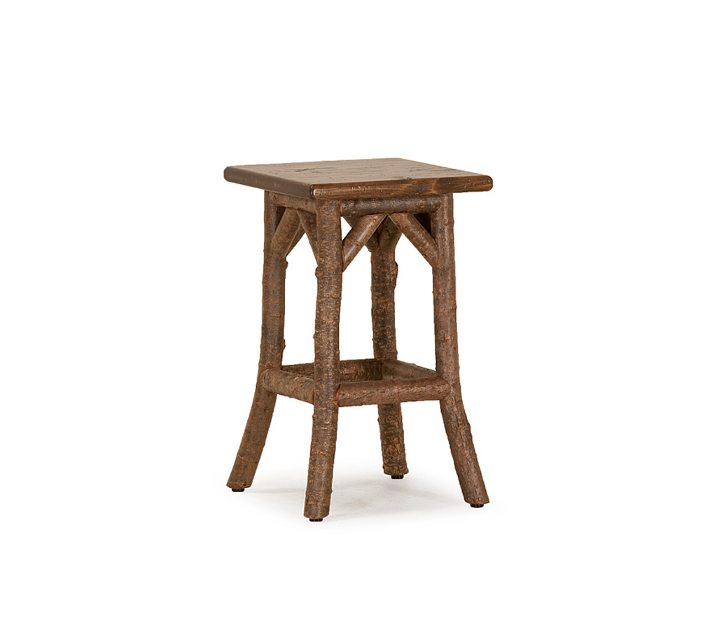 Paloma Pedestal Table 3400-I Natural finish with Medium Pine Top La Lune Collection rustic furniture