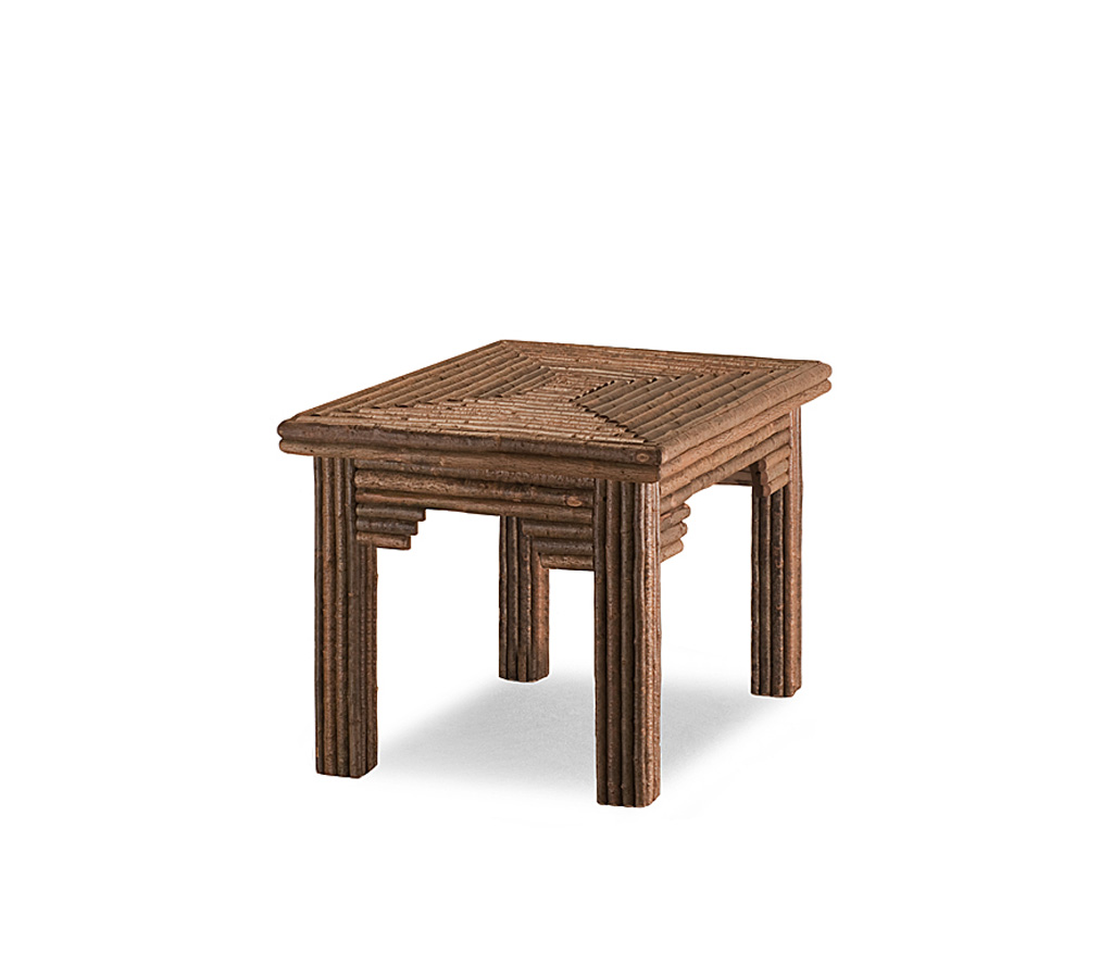 Sylvie End Table 3306-U Natural finish La Lune Collection rustic furniture