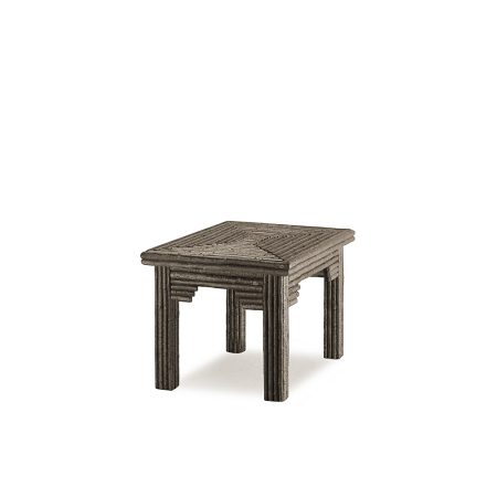 Sylvie End Table 3306 La Lune Collection rustic furniture