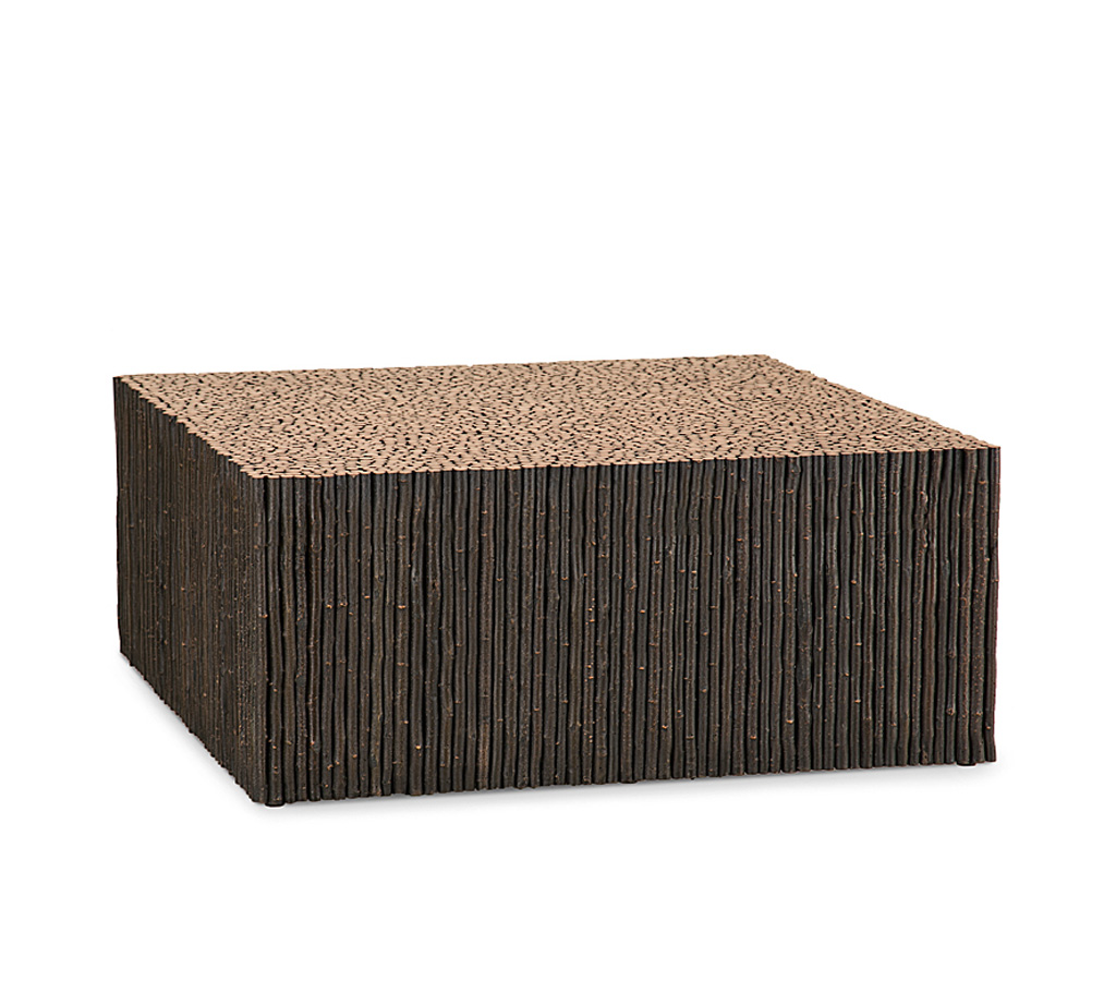 Verna Coffee Table 3580 Ebony finish La Lune Collection rustic furniture