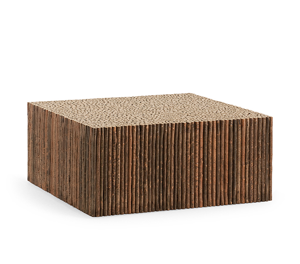 Verna Coffee Table 3580 Natural finish La Lune Collection rustic furniture