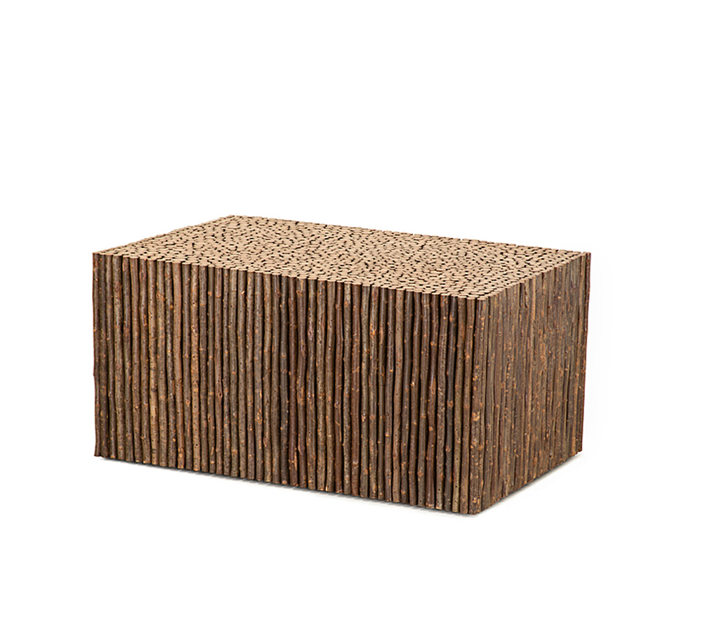 Verna Coffee Table 3586 Natural finish La Lune Collection rustic furniture