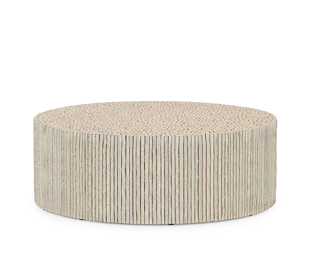 Viola Coffee Table 3566 Sandstone finish La Lune Collection rustic furniture